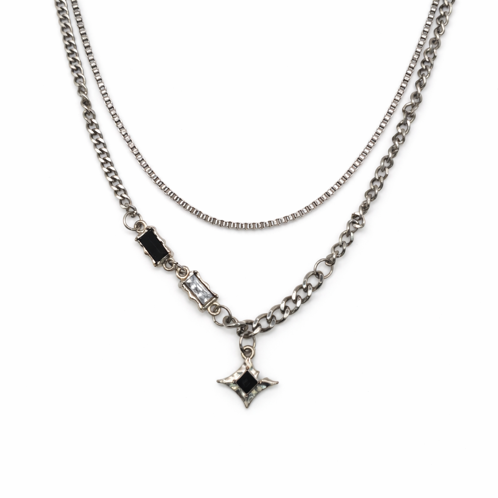 Obsidian Edge Dual Layer Chain