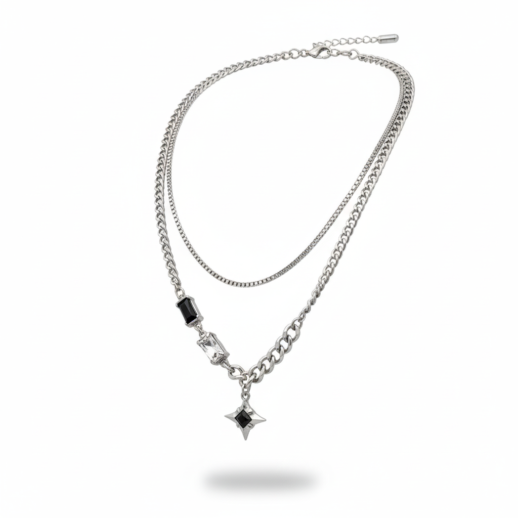 Obsidian Edge Dual Layer Chain