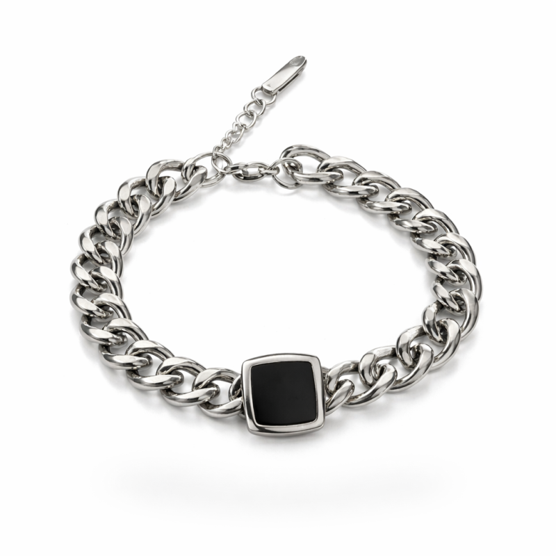 Midnight Tile Bracelet