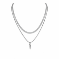 Silver Twin Layer Chain