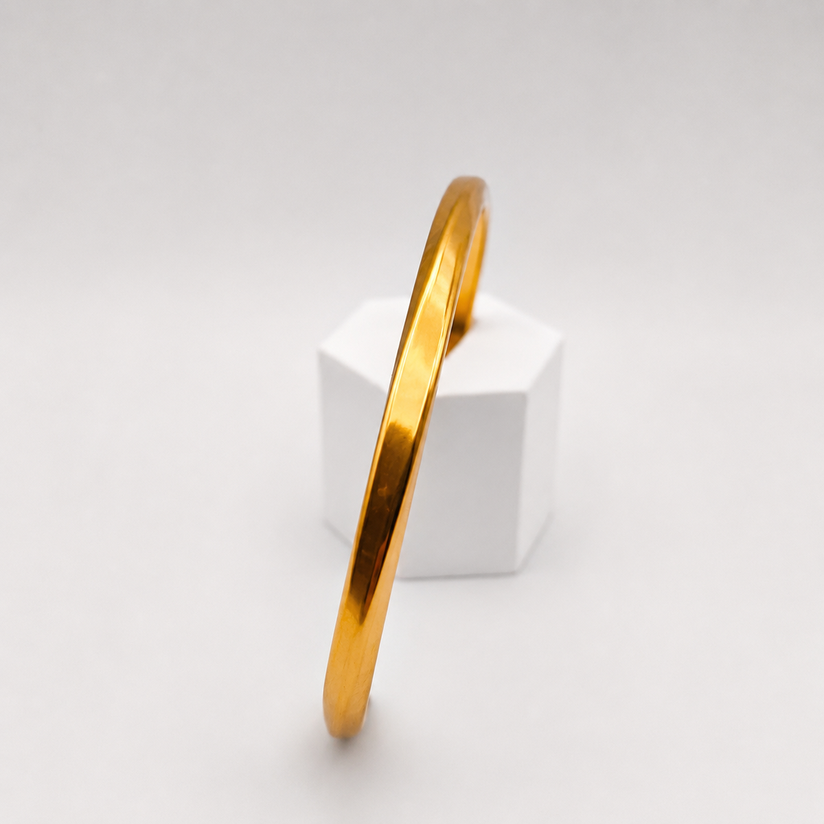 Golden Twist Cuff Bracelet