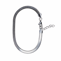 Liquid Silver Herringbone Bracelet
